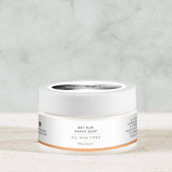 Olive & Ash Bay Rum Shave Soap